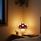 Lampe de Chevet Champignon LED Rechargeable - Ambiance Douce