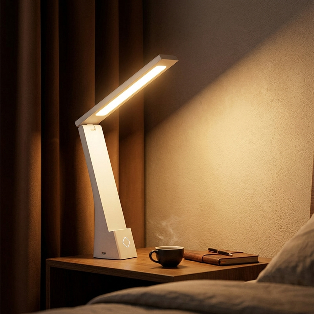 Lampe de Chevet LED Rechargeable - Lumière Douce & Design Élégant