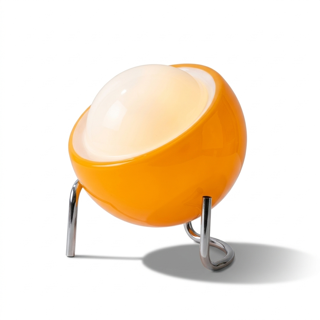 Lampe de Chevet Verre LED - Lumière Douce pour Cocon Nocturne