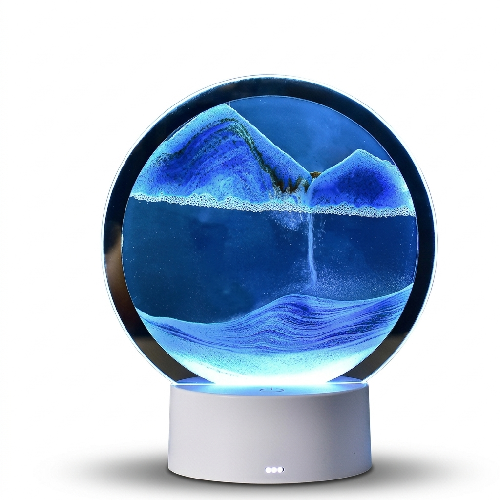 Lampe de Chevet Sable Mouvant LED - Ambiance Cosy Rechargeable