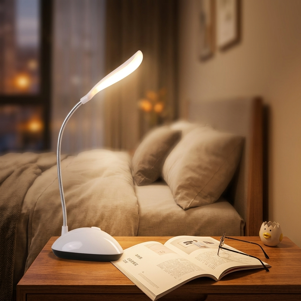 Lampe de Chevet LED Pliable - Lumière Douce pour Nuits Cosy