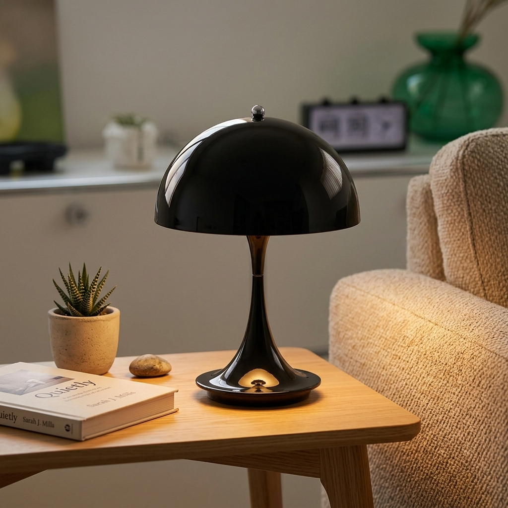 Lampe de Chevet Champignon LED Dimmable USB Rechargeable