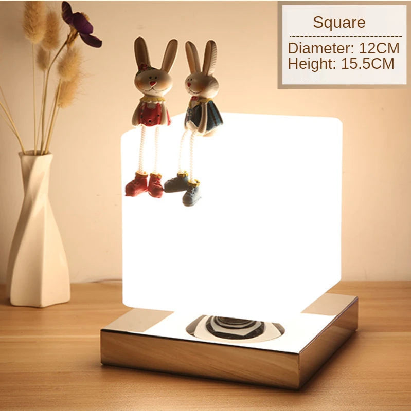 Lampe de Chevet Design Verre - Lumière Chaude Cocooning