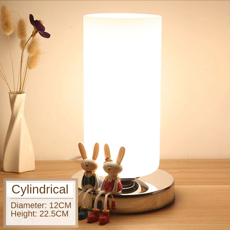 Lampe de Chevet Design Verre - Lumière Chaude Cocooning