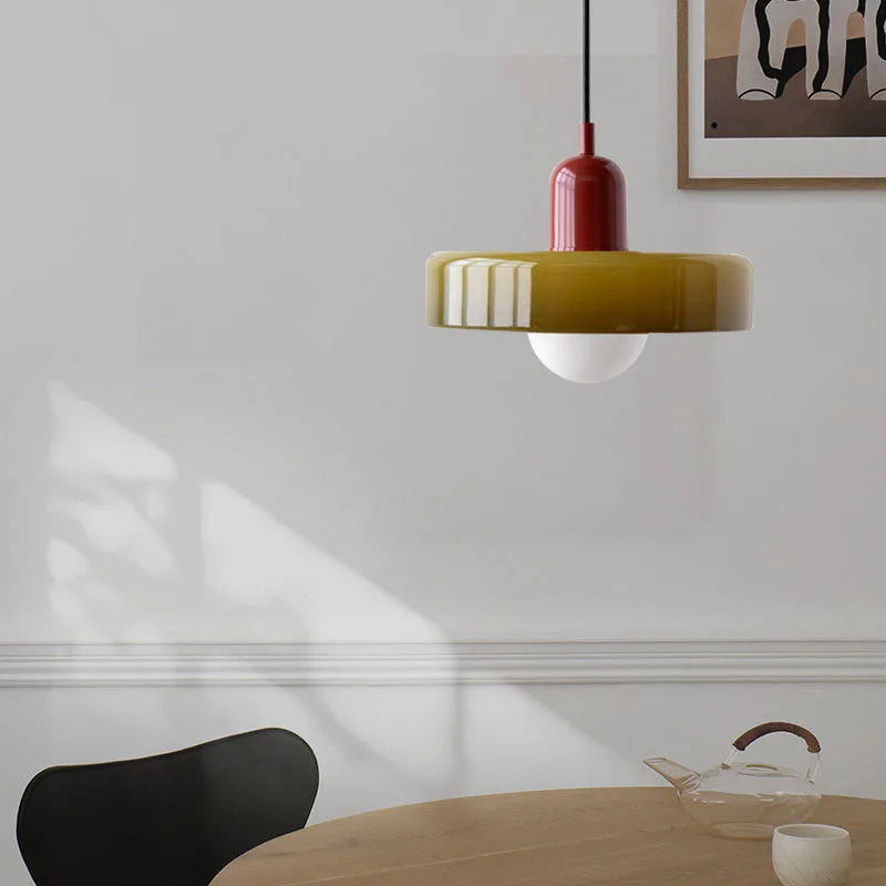 Lampe de Chevet Verre Nordic – Éclairage Doux & Design Rétro