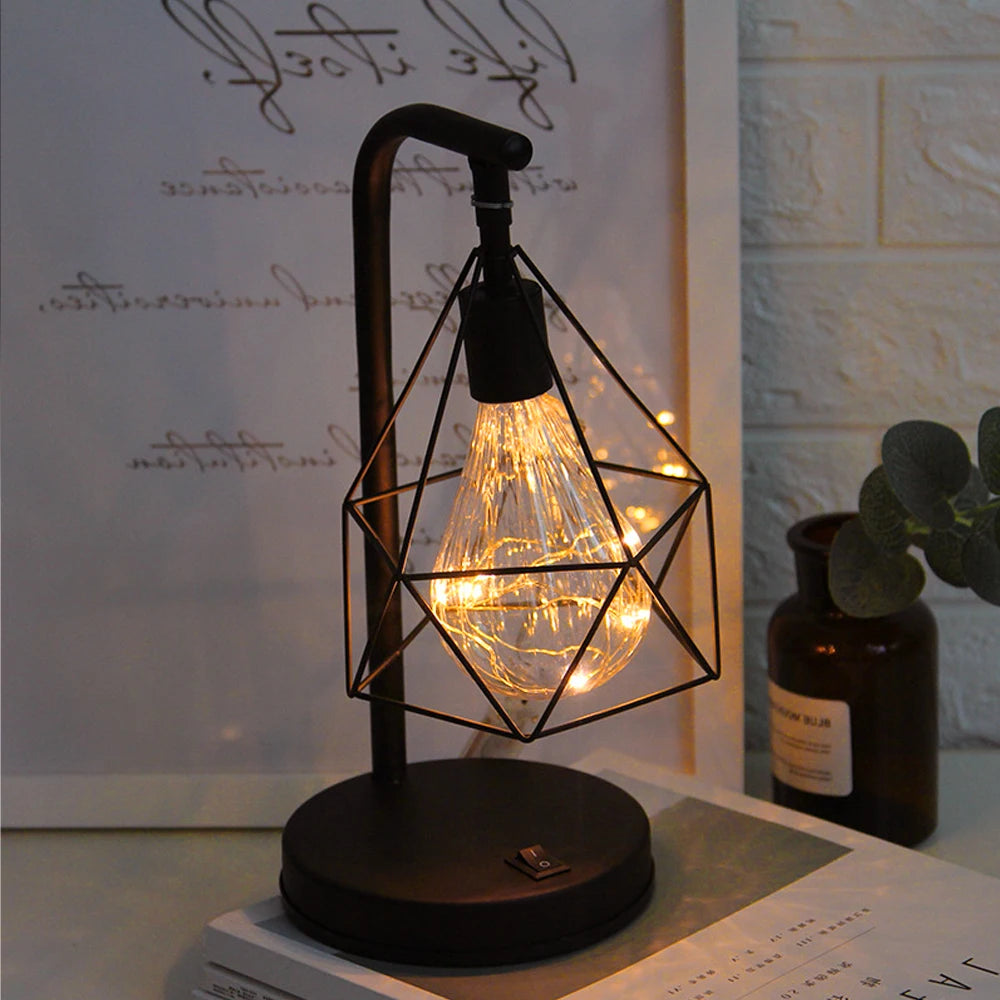 Lampe de Chevet Design Rétro - Lumière Douce Ambiance Cosy