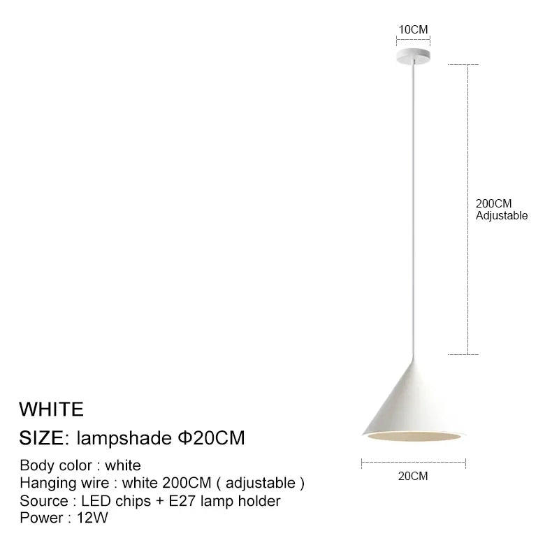 Lampe de Chevet Minimaliste LED Design Noir