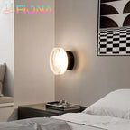 Lampe de Chevet LED Ronde - Lumière Douce Design Moderne