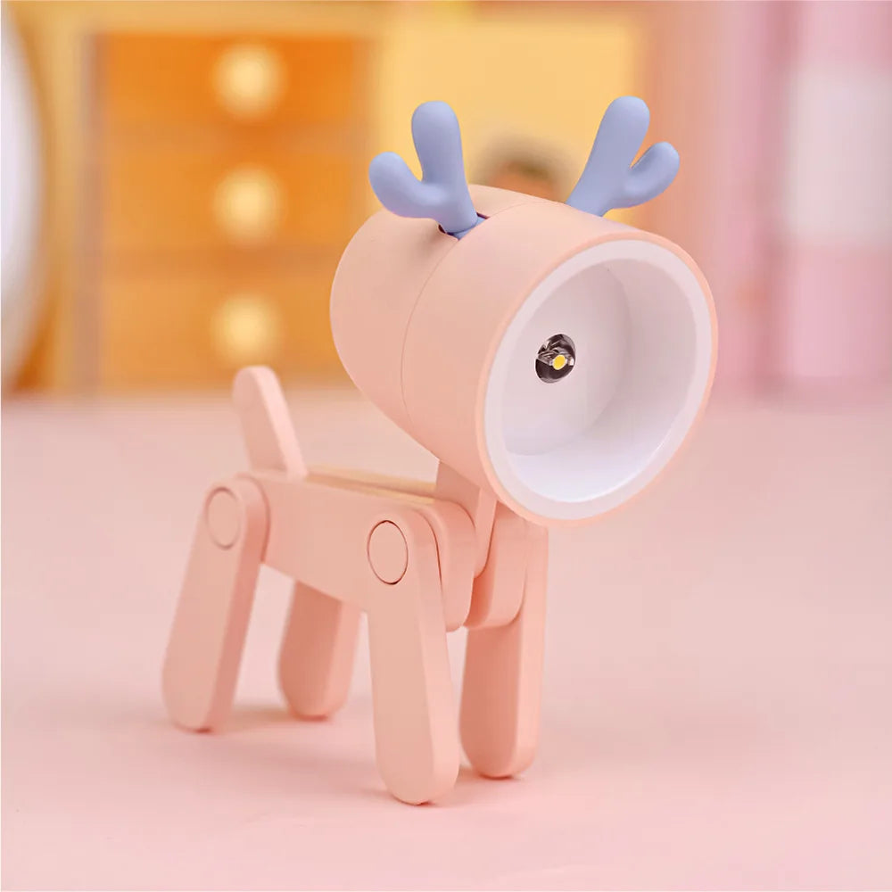 Lampe de Chevet LED Portable - Design Mignon, Lumière Douce