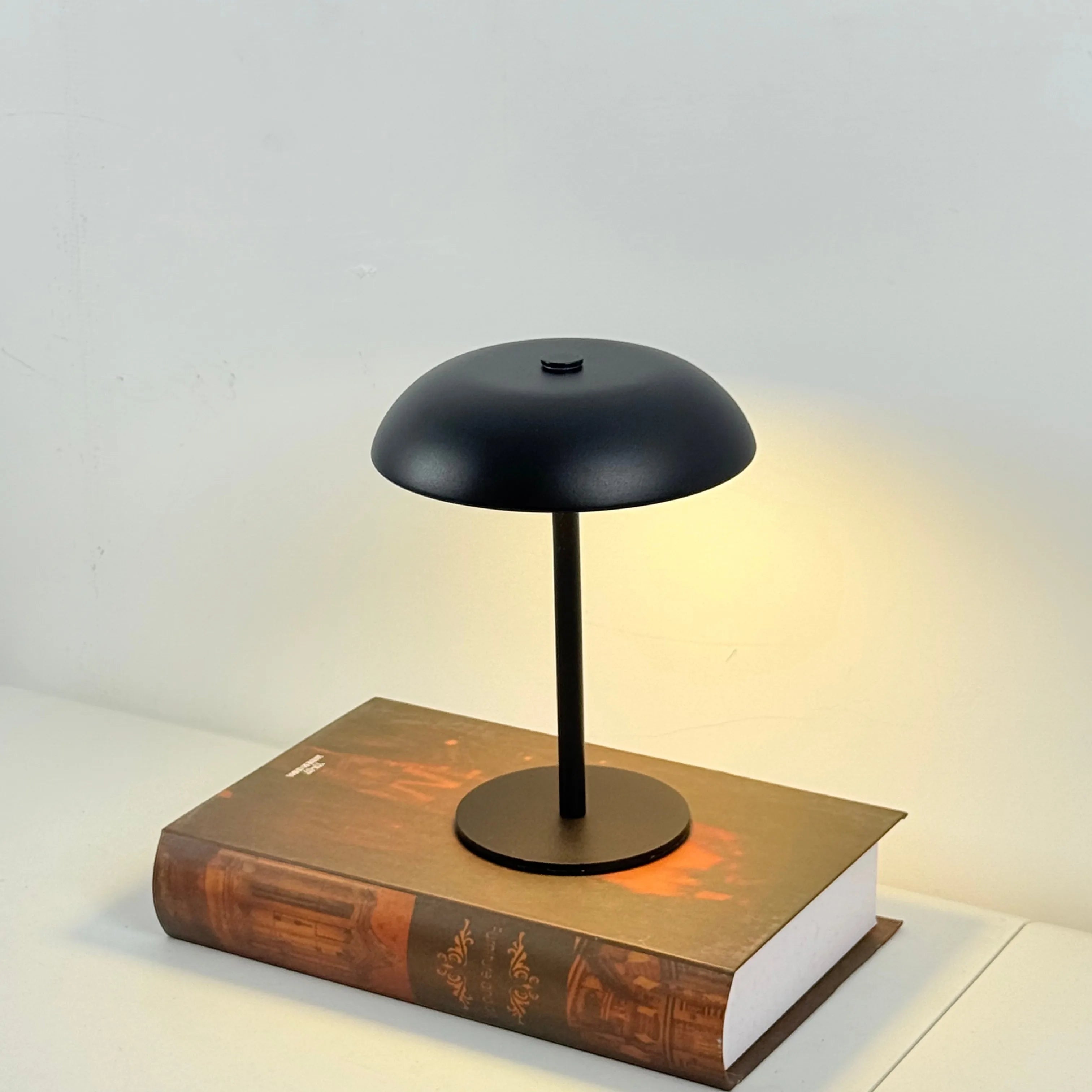 Lampe de Chevet Champignon Tactile 3 Intensités USB Rechargeable