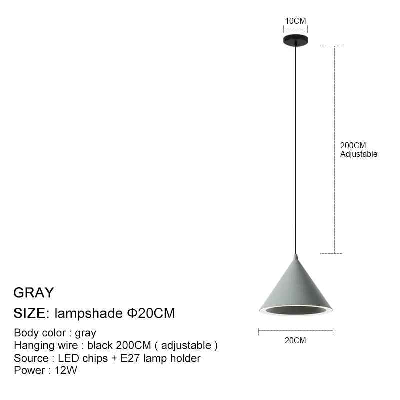 Lampe de Chevet Minimaliste LED Design Noir