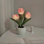 Lampe de Chevet Tulipe LED – Ambiance Douce et Design Élégant
