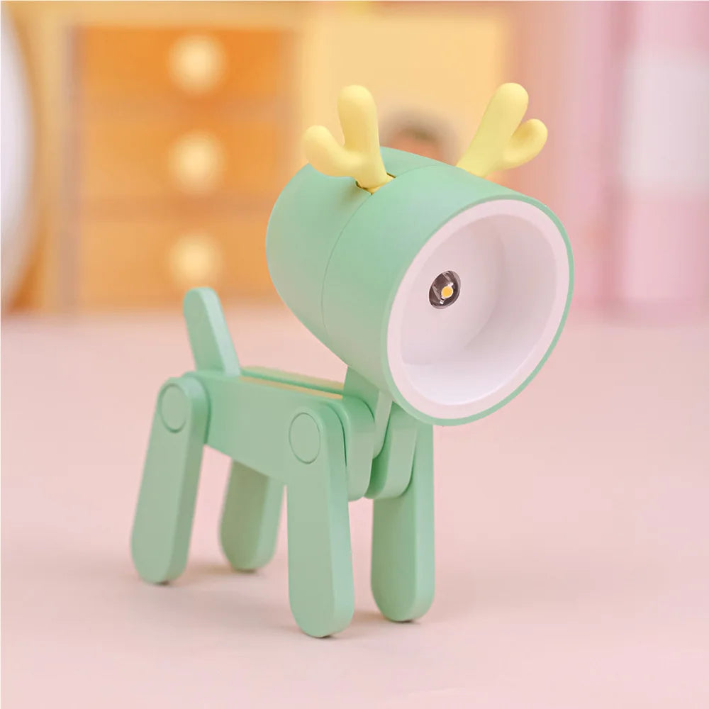 Lampe de Chevet LED Portable - Design Mignon, Lumière Douce