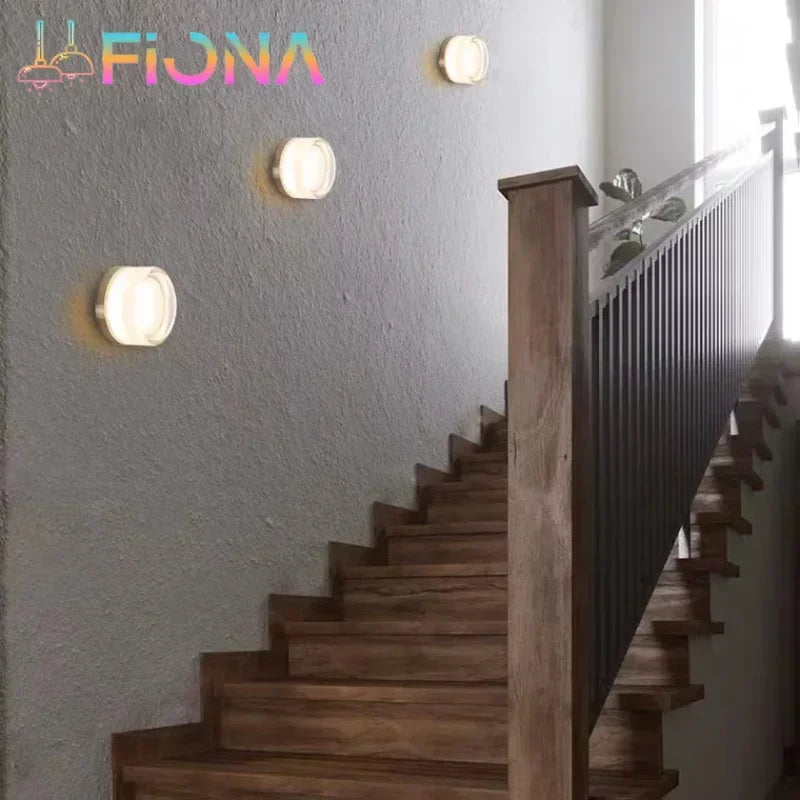 Lampe de Chevet LED Ronde - Lumière Douce Design Moderne