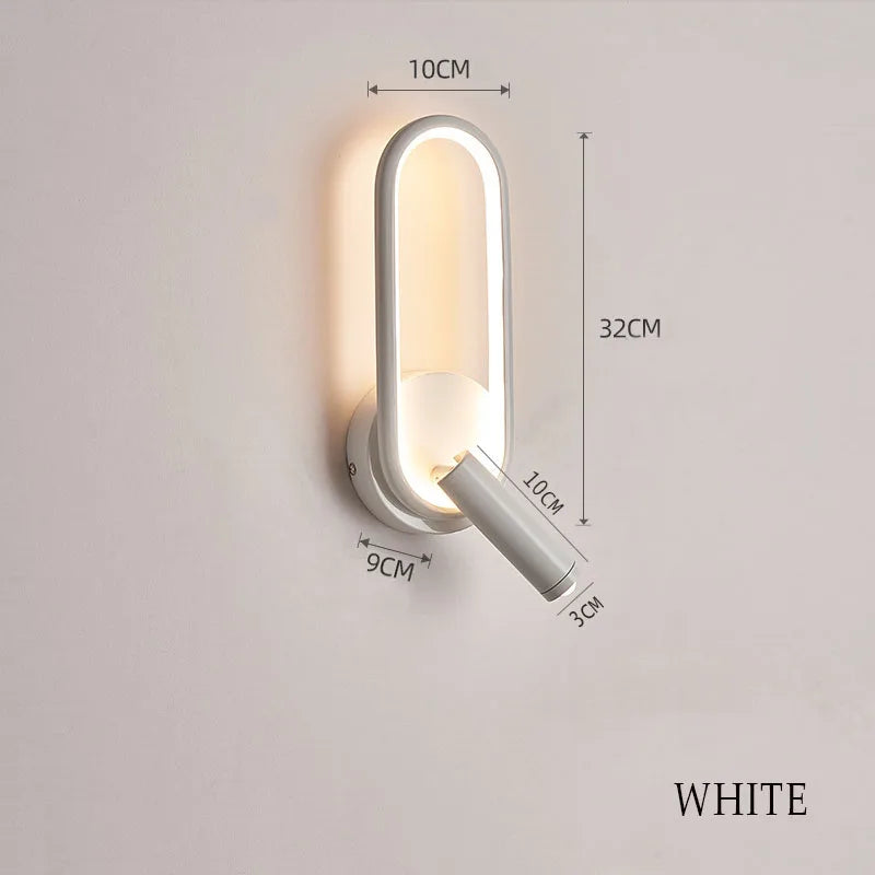 Lampe de Chevet LED Murale - Lumière Chaude & Réglable