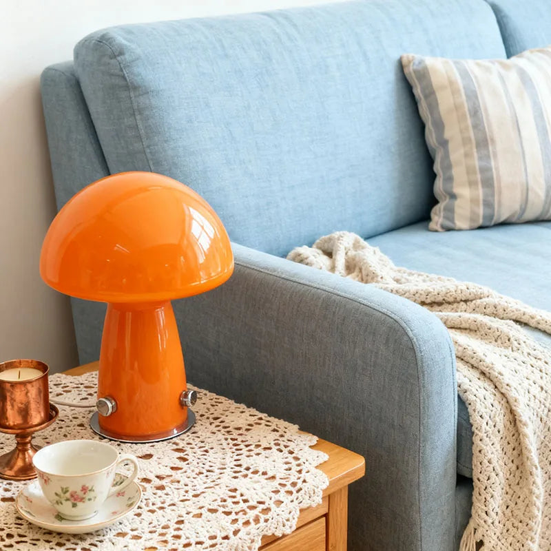Lampe de Chevet Verre Nordic - Lumière Tamisée et Design Cosy