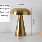 Lampe de Chevet Champignon LED Tactile - Rechargeable