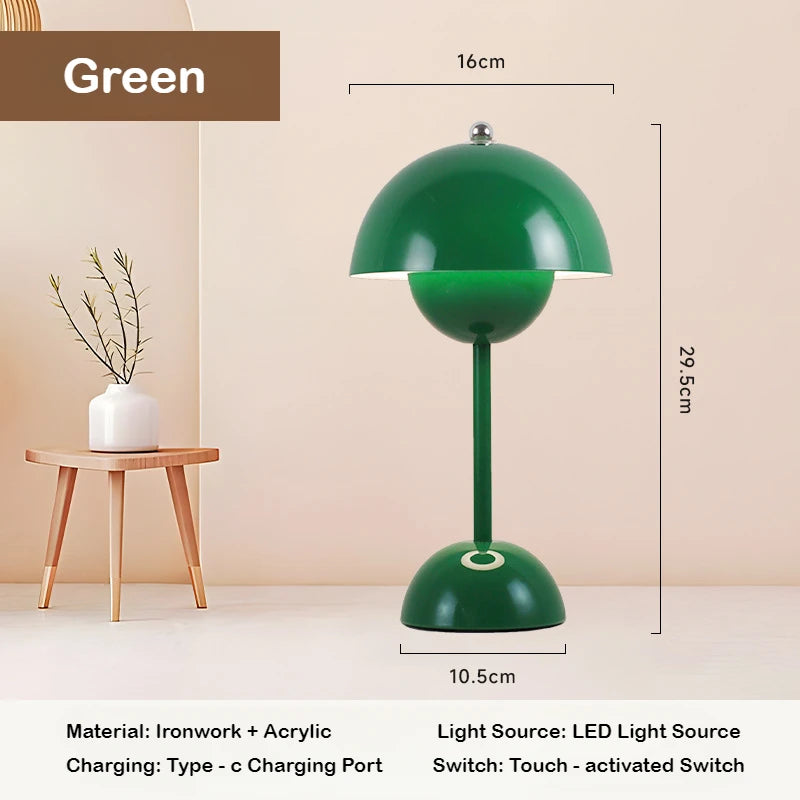 Lampe de Chevet Fleur Tactile – Éclairage Rechargeable Cozy