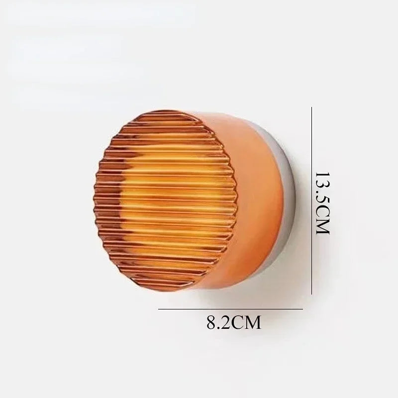 Lampe de Chevet LED Ronde - Lumière Douce Design Moderne