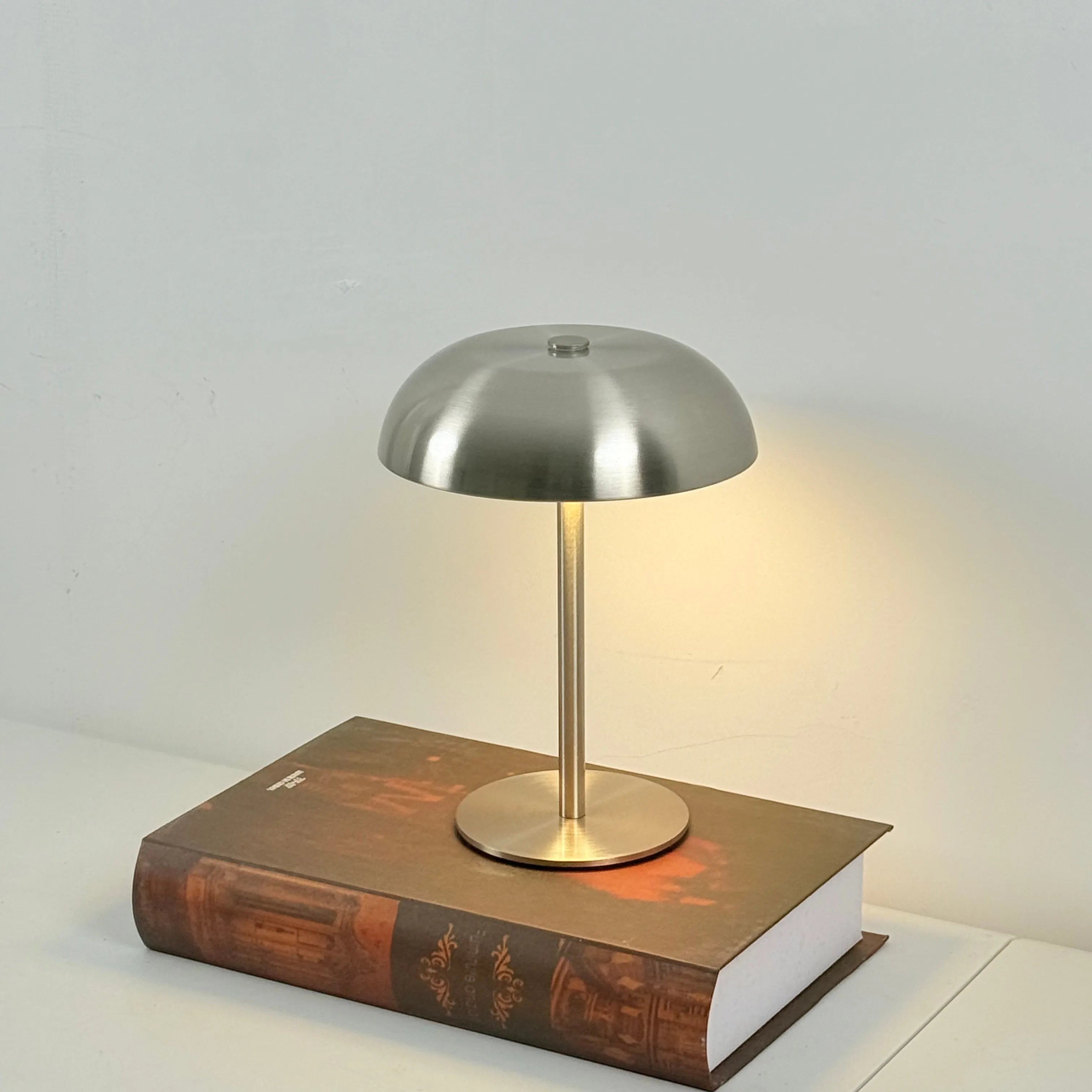 Lampe de Chevet Champignon Tactile 3 Intensités USB Rechargeable
