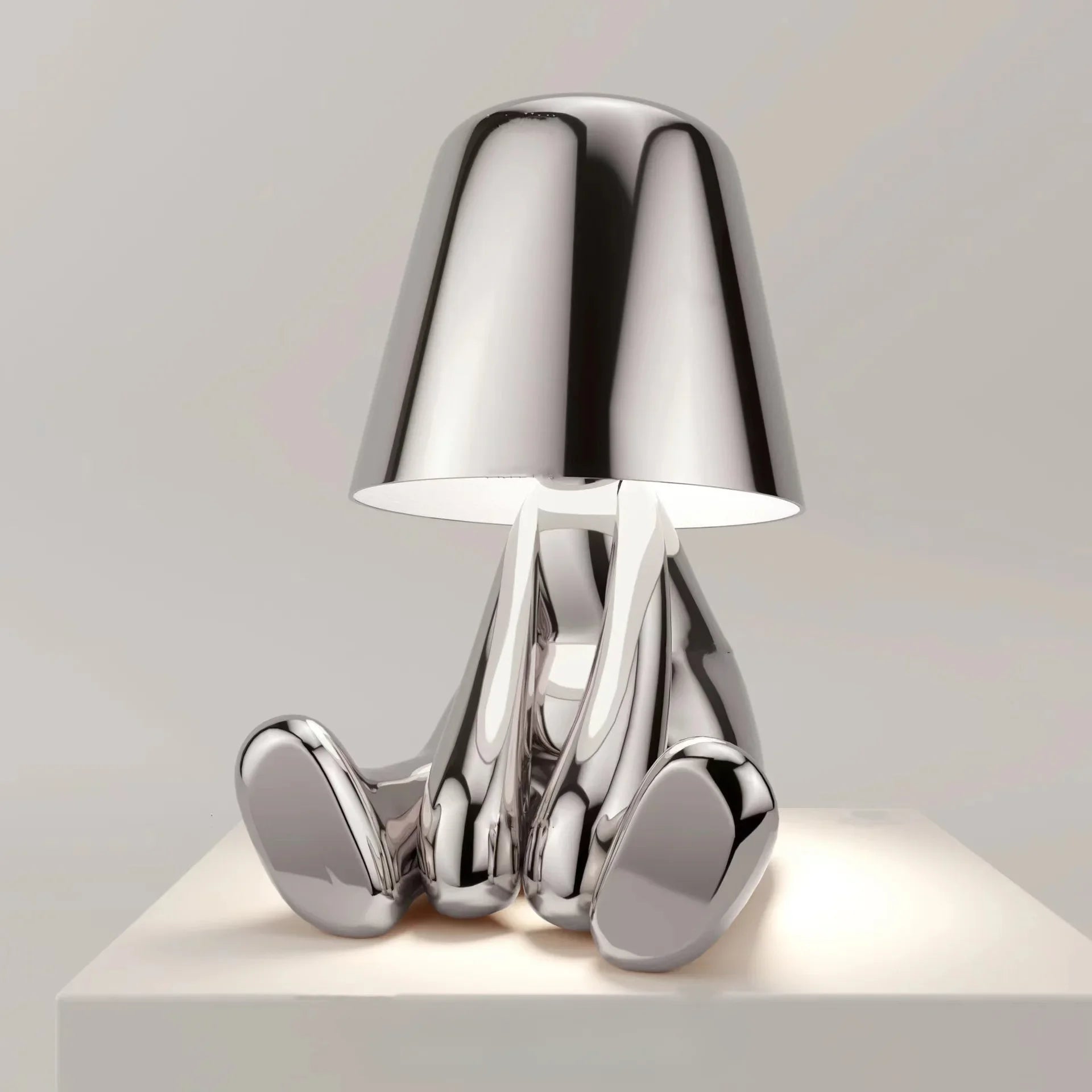 Lampe de Chevet Tactile Design Doré – Lumière Rechargeable USB