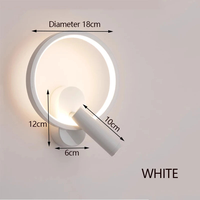 Lampe de Chevet LED Murale - Lumière Chaude & Réglable