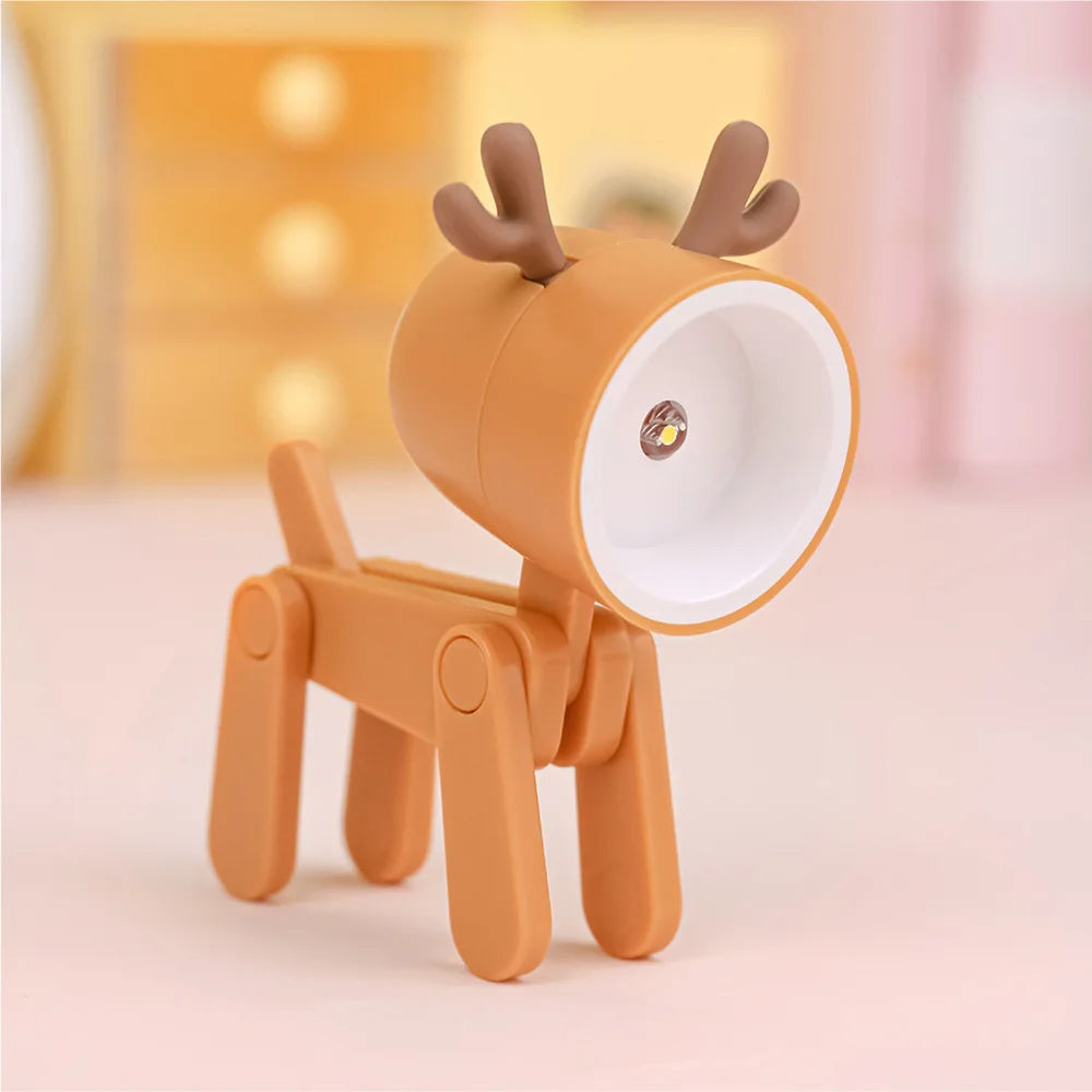 Lampe de Chevet LED Portable - Design Mignon, Lumière Douce