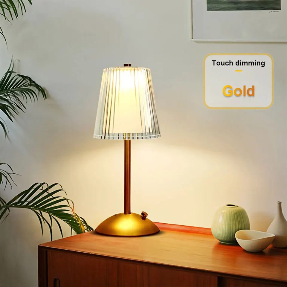 Lampe de Chevet Tactile Rechargeable - Lumière Douce Design