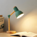 Lampe de Chevet Nordic LED - Design Bois, Lumière Chaude Apaisante