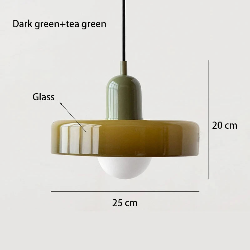 Lampe de Chevet Verre Nordic – Éclairage Doux & Design Rétro