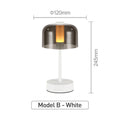 Lampe de Chevet Rechargeable Design Nordique - Lumière Chaude