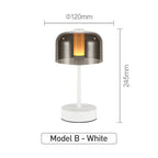 Lampe de Chevet Rechargeable Design Nordique - Lumière Chaude