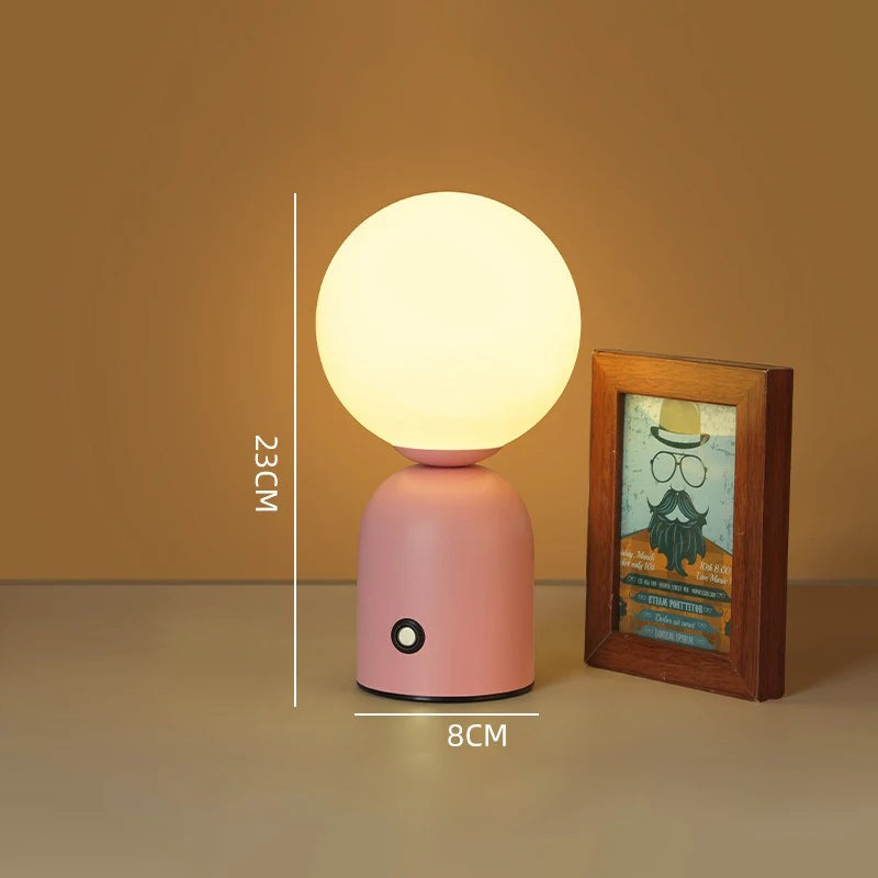 Lampe de Chevet LED Rechargeable USB-C - Lumière Douce Cocooning