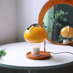 Lampe de Chevet Rétro en Verre - Lumière Chaude et Dimmable