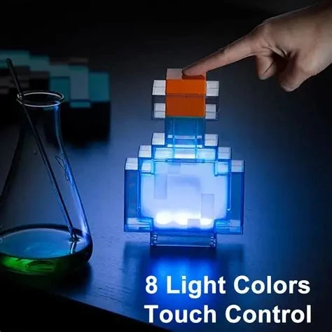 Lampe de Chevet LED Minecraft - Lumière Douce Rechargeable