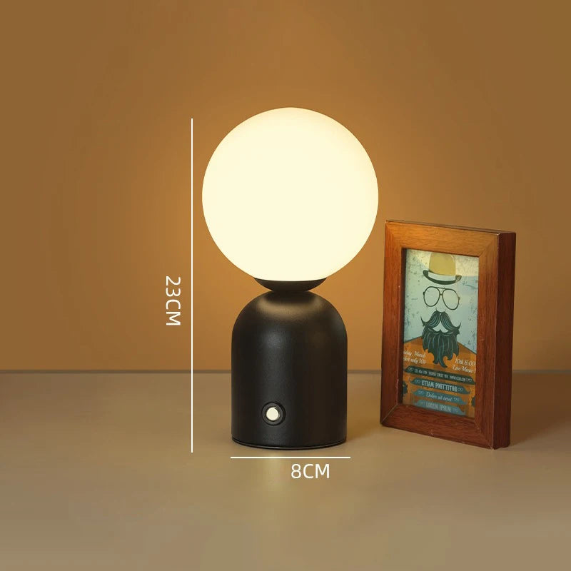 Lampe de Chevet LED Rechargeable USB-C - Lumière Douce Cocooning