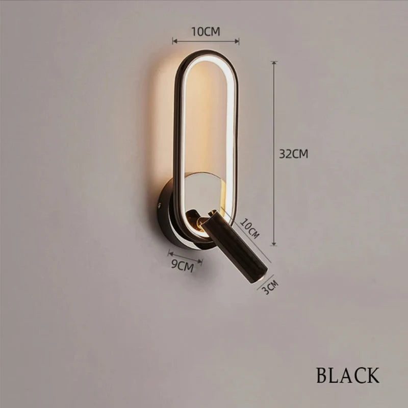 Lampe de Chevet LED Murale - Lumière Chaude & Réglable