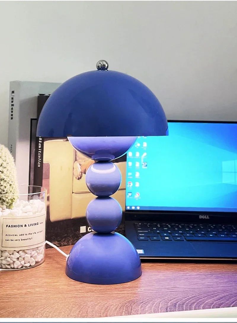 Lampe de Chevet LED USB Dimmable - Design Nordique Floral