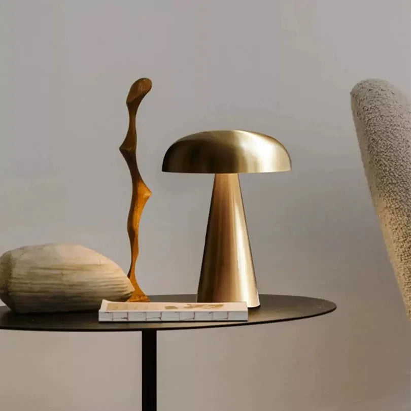 Lampe de Chevet Champignon LED Tactile - Rechargeable