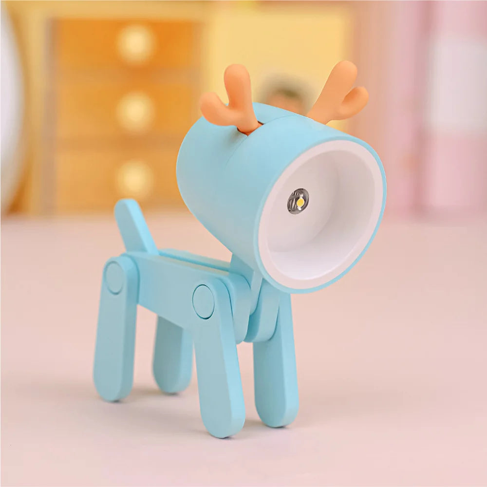 Lampe de Chevet LED Portable - Design Mignon, Lumière Douce