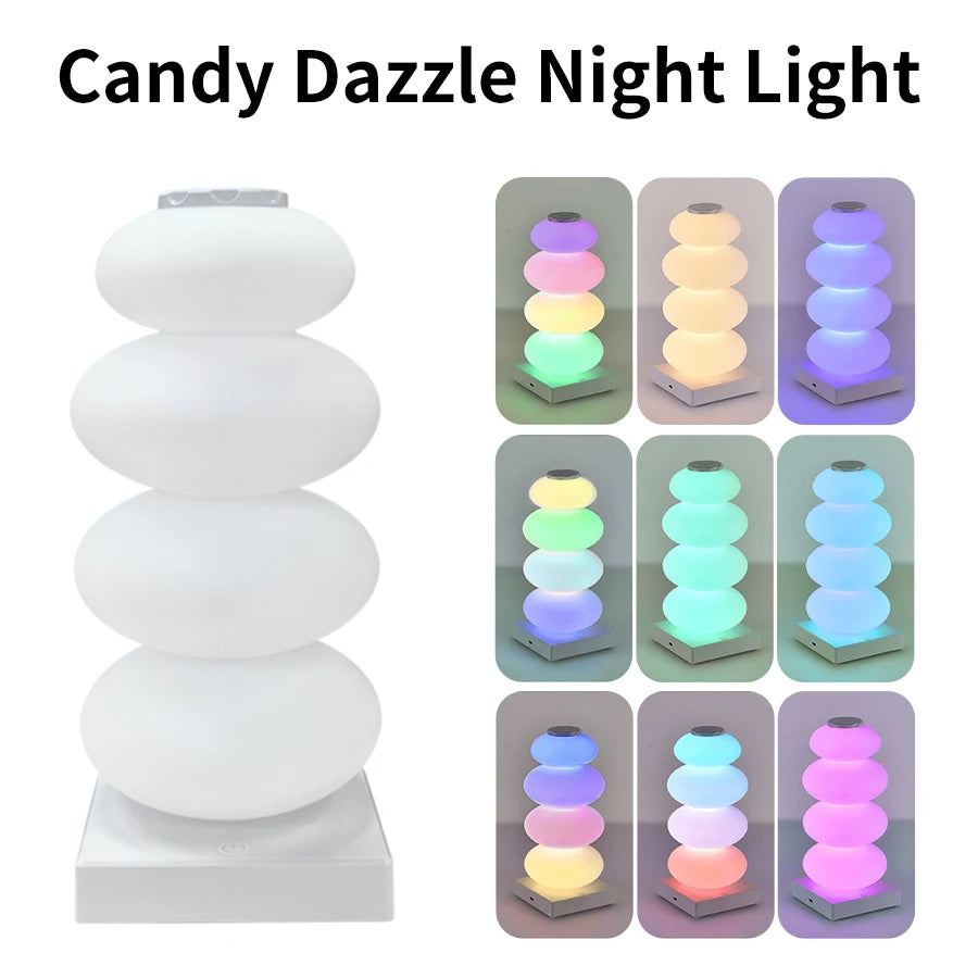 Lampe de Chevet RGB Rechargeable - Ambiance 16 Couleurs