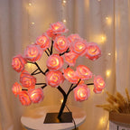 Lampe de Chevet Rose LED USB - Veilleuse Cosy pour Chambre