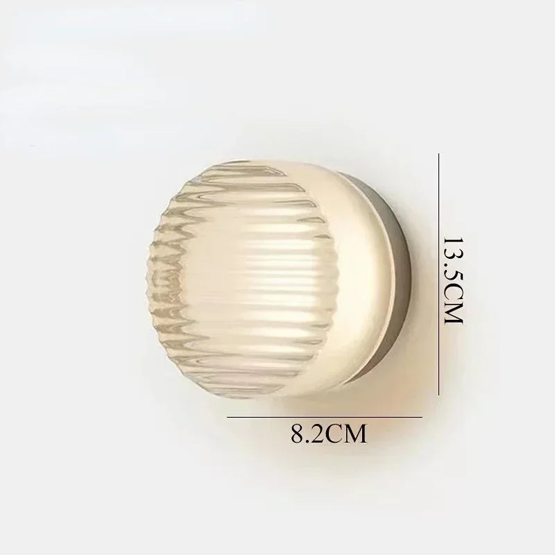 Lampe de Chevet LED Ronde - Lumière Douce Design Moderne