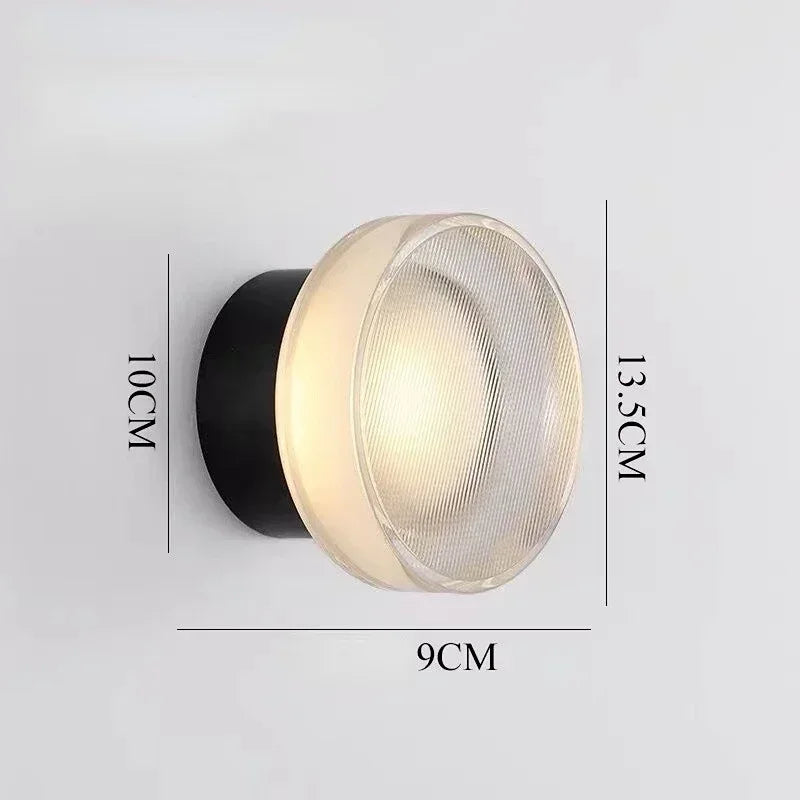 Lampe de Chevet LED Ronde - Lumière Douce Design Moderne