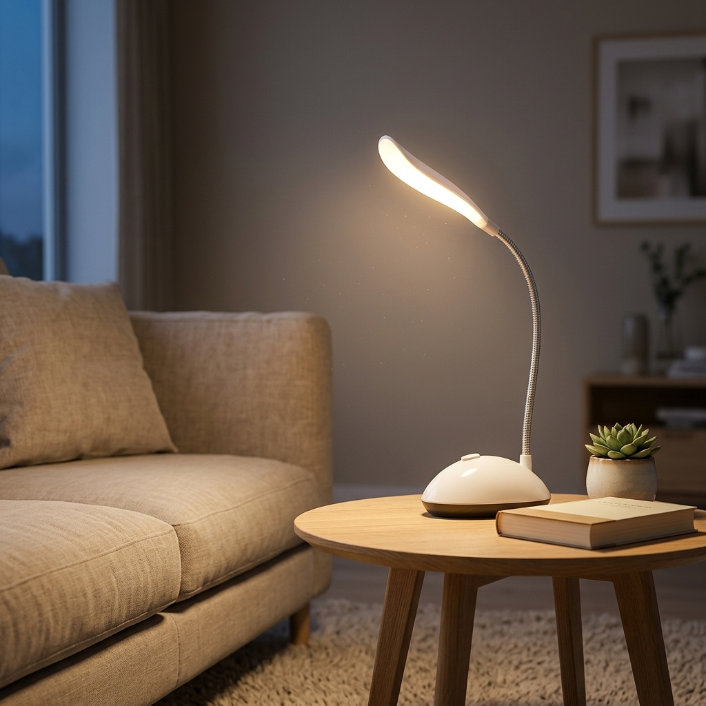 Lampe de Chevet LED Pliable - Lumière Douce pour Nuits Cosy