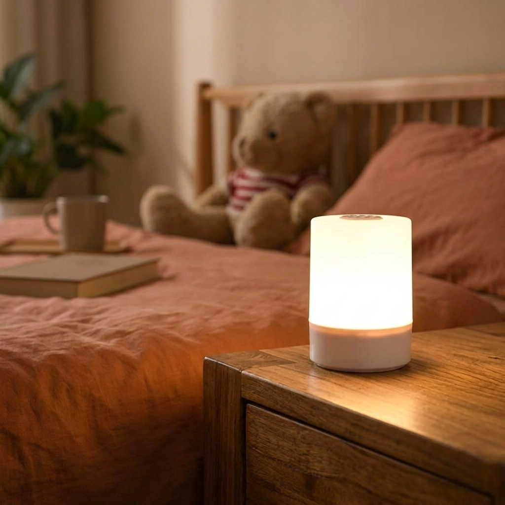 Lampe de Chevet Tactile 3 Modes – Rechargeable USB