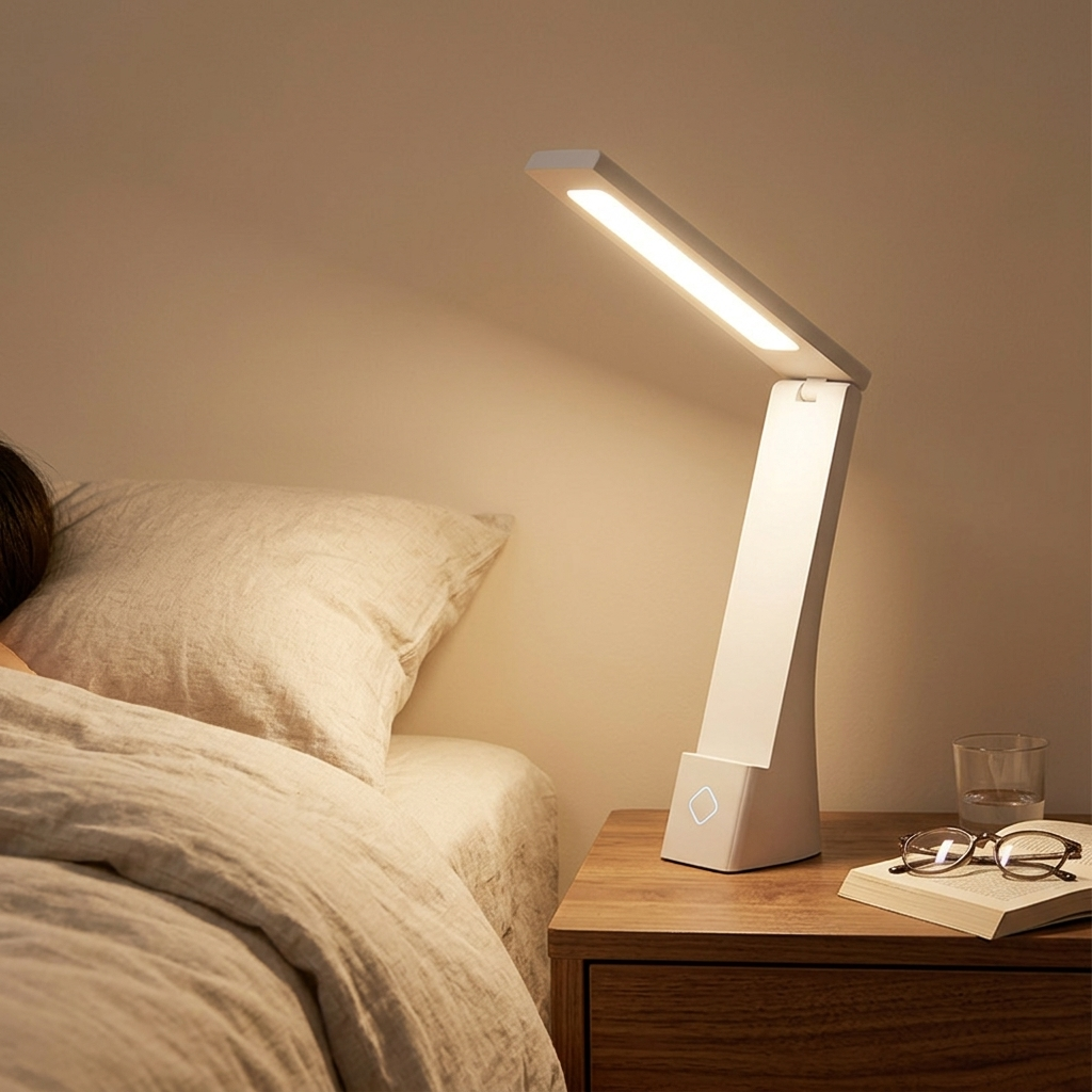 Lampe de Chevet LED Rechargeable - Lumière Douce & Design Élégant