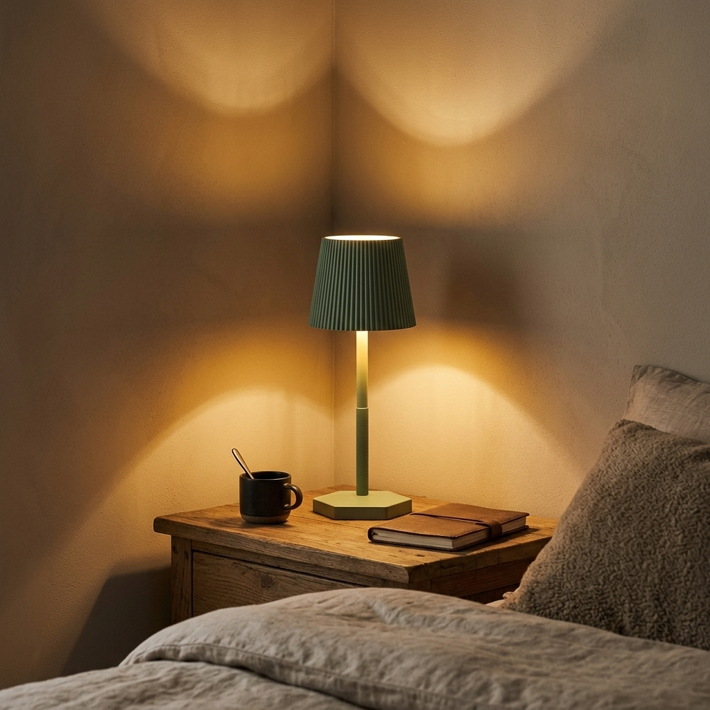 Lampe de Chevet Tactile Rechargeable USB - Lumière Chaude Cosy
