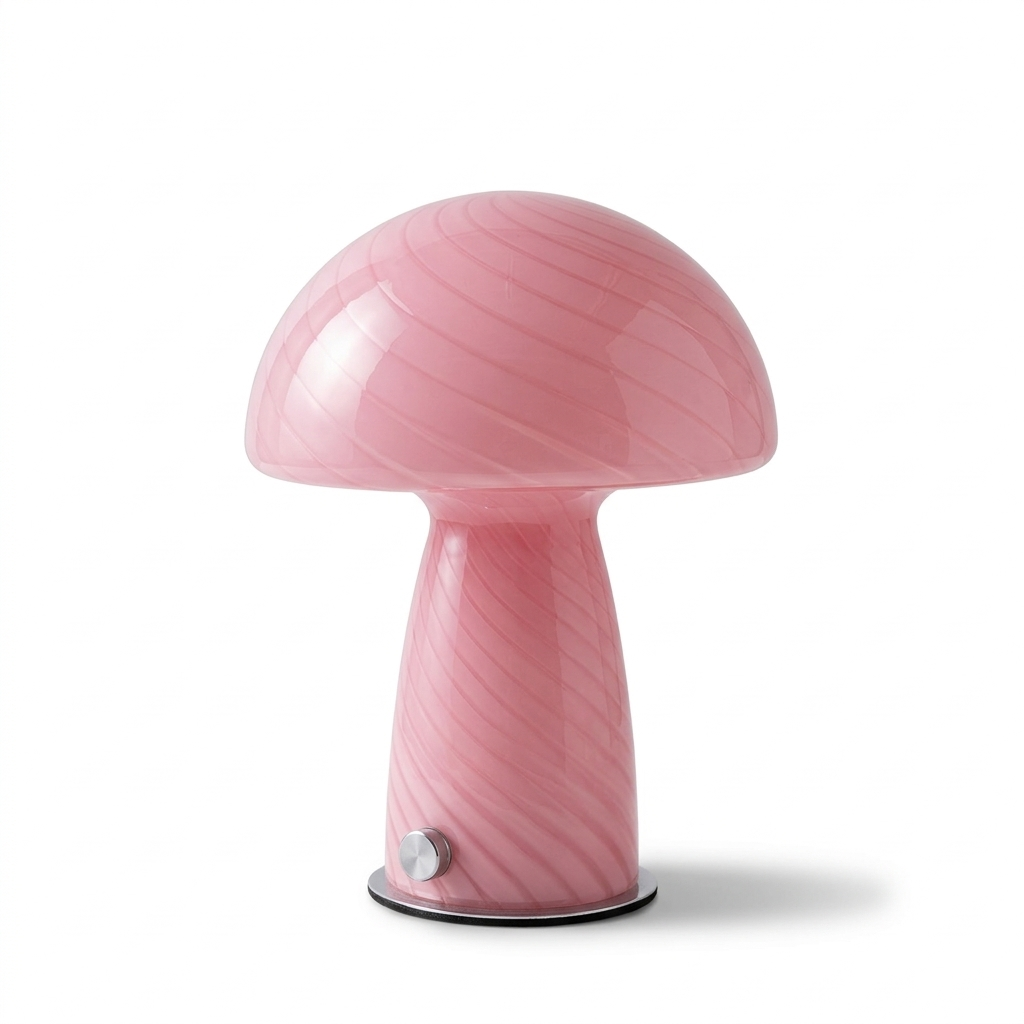 Lampe de Chevet Verre Nordic - Lumière Tamisée et Design Cosy