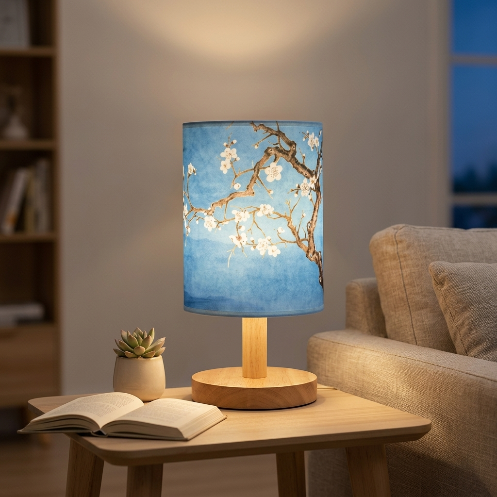 Lampe de Chevet LED Dimmable Design Épuré - Lumière Chaude